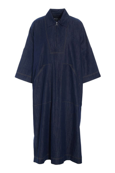 Kurai oversize klänning Dark Denim - 262-2468-5698 Thumbnail