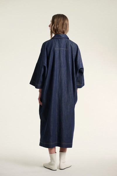 Kurai oversize klänning Dark Denim - 262-2468-5698 Thumbnail