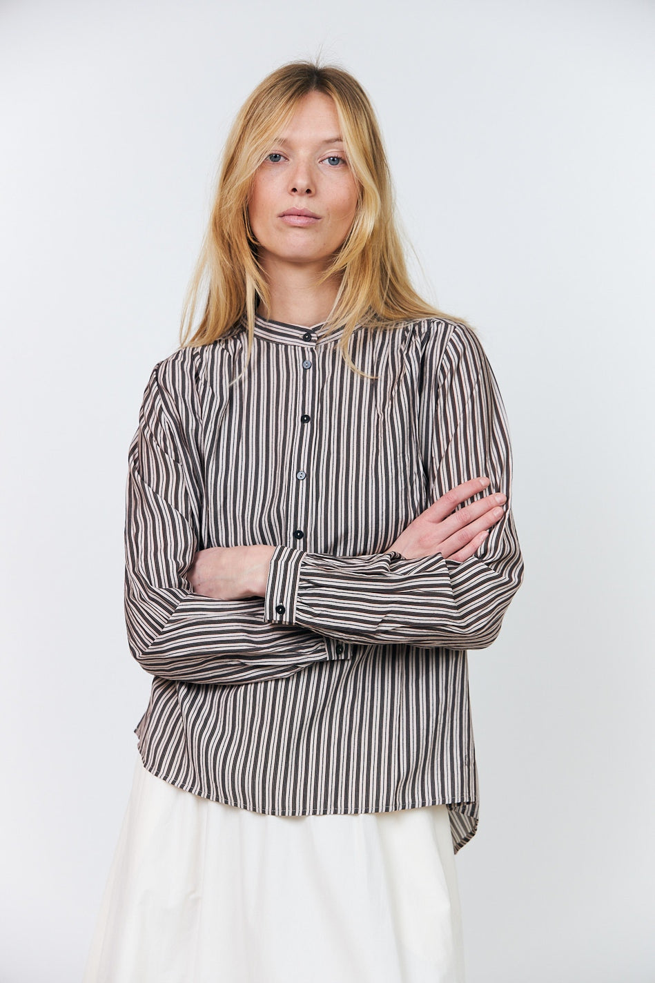 LariLL Shirt LS 08 Beige - 26487-1054