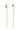 LEAF PEARL STRING EARRING TILB GULD - LEAF PEARL STRING EARRING