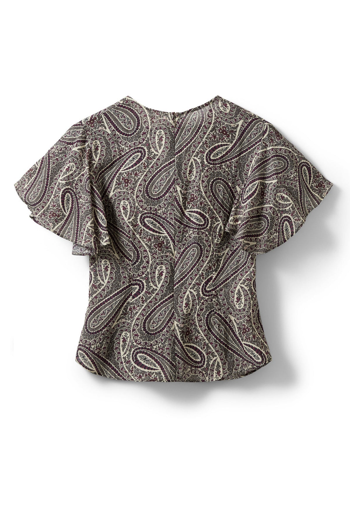 LEELASW MÖNSTRAD BLUS 4170 Bordeaux mix Paisley - S262400