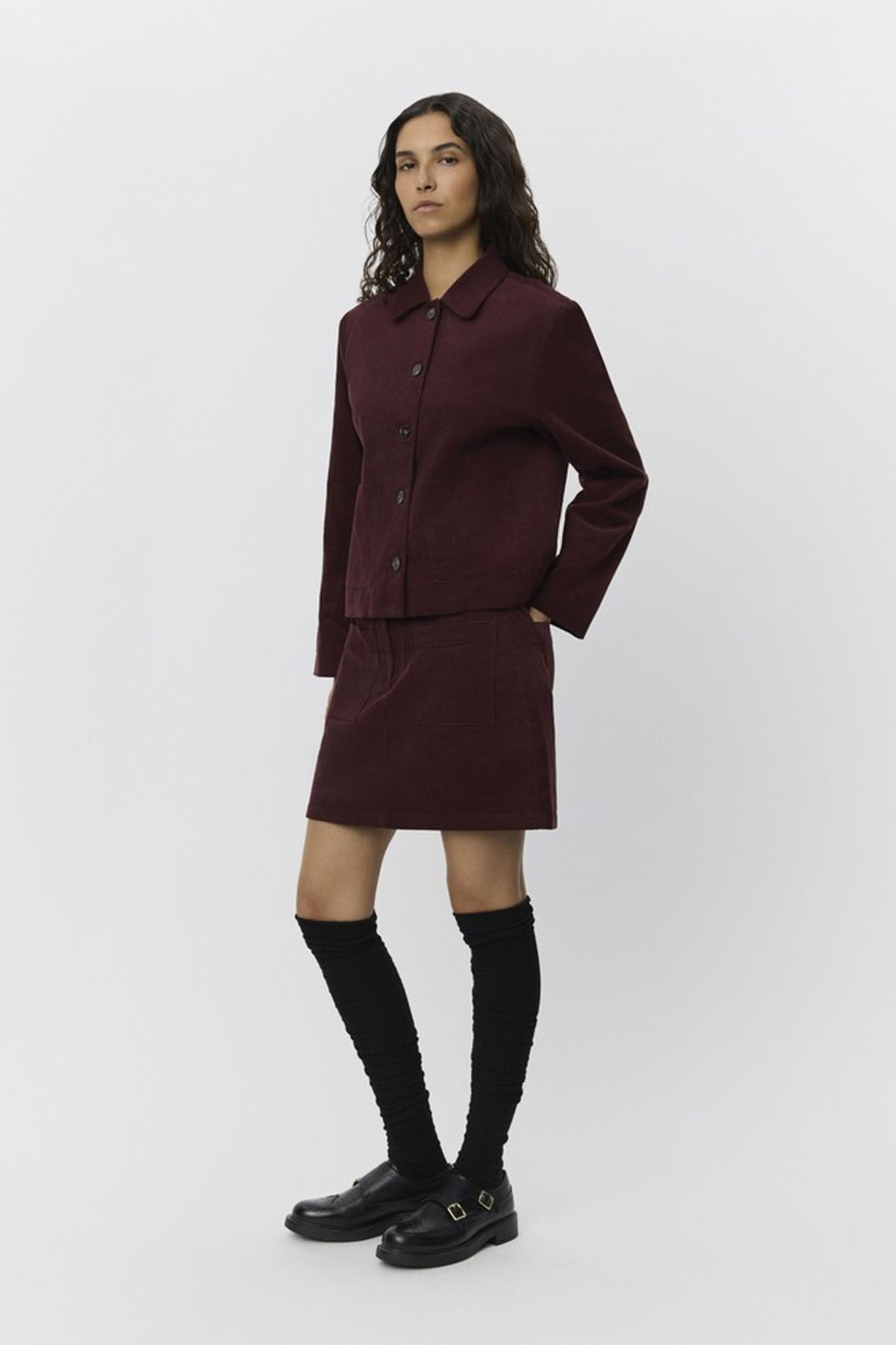 LEONASW KJOL 4055 Plum - S253483