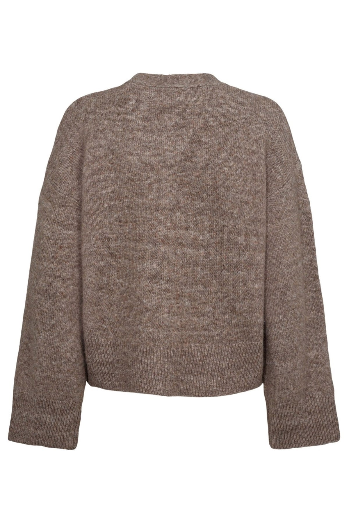 LEVASW CARDIGAN 7071 Brunmelerad - SNOS420