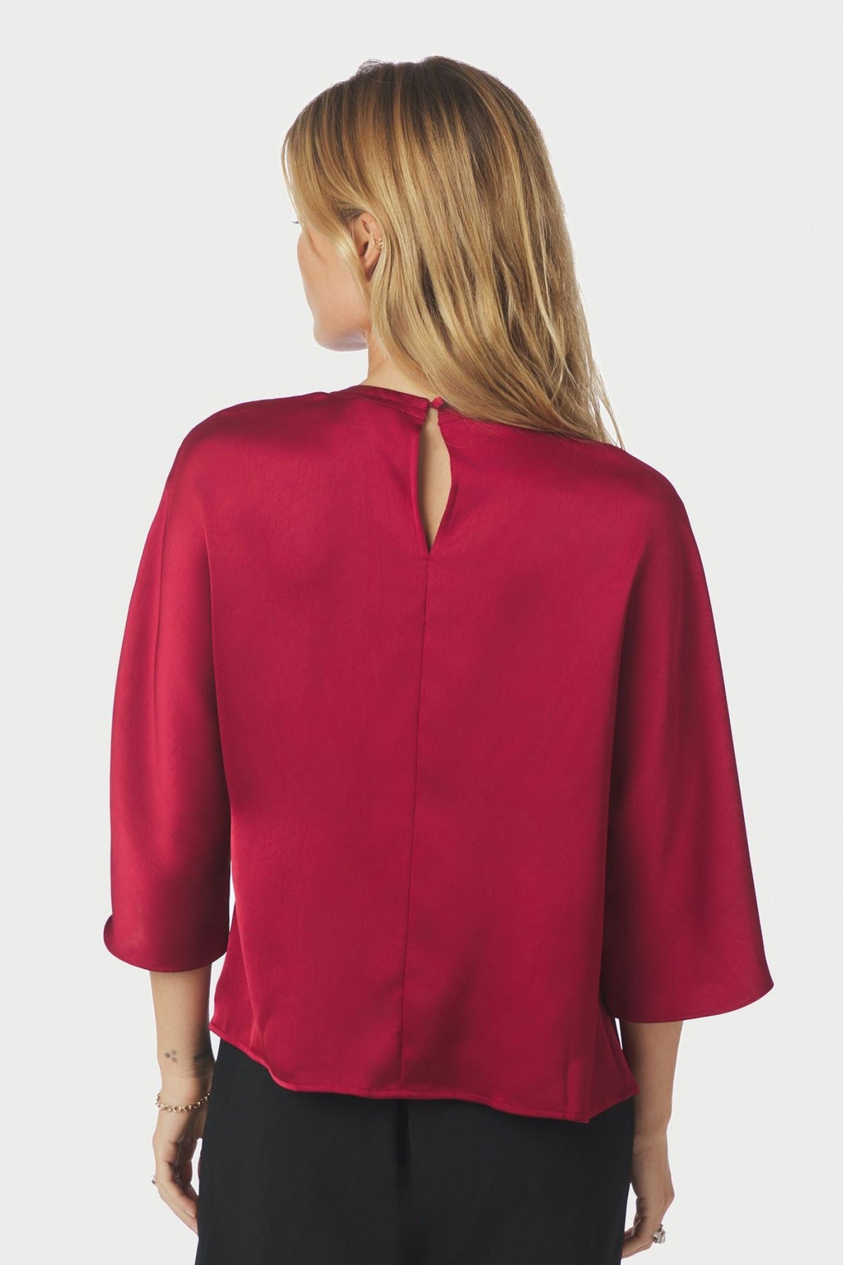 LIORA HEAVY SATEEN Mörkröd - 165567