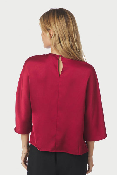 LIORA HEAVY SATEEN Mörkröd - 165567 Thumbnail