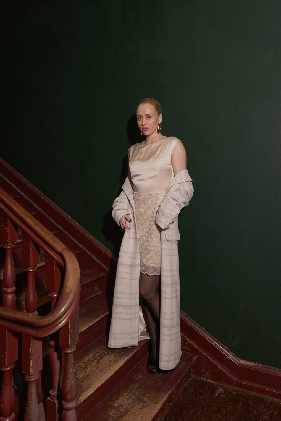 KentioBBAbellas kappa Beige Check - BBW5082