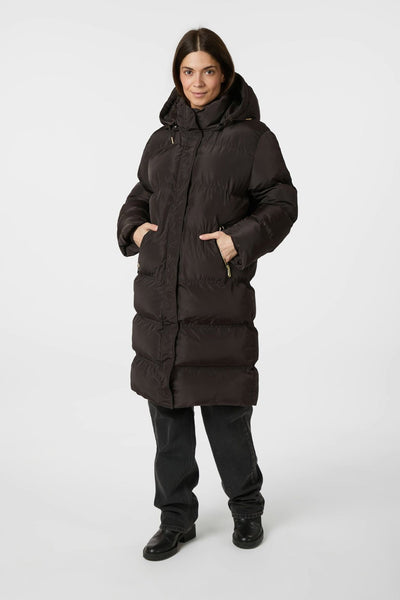 LUCETTE PUFFER Mörkbrun - 164885 Thumbnail