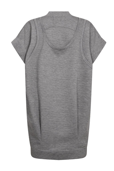 LanceCC Sweat Dress 57-Gråmelerad - 46082 Thumbnail