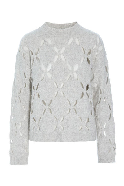 Lantern långärmad blus WHITE MARBLE - 259-1079-5552 Thumbnail