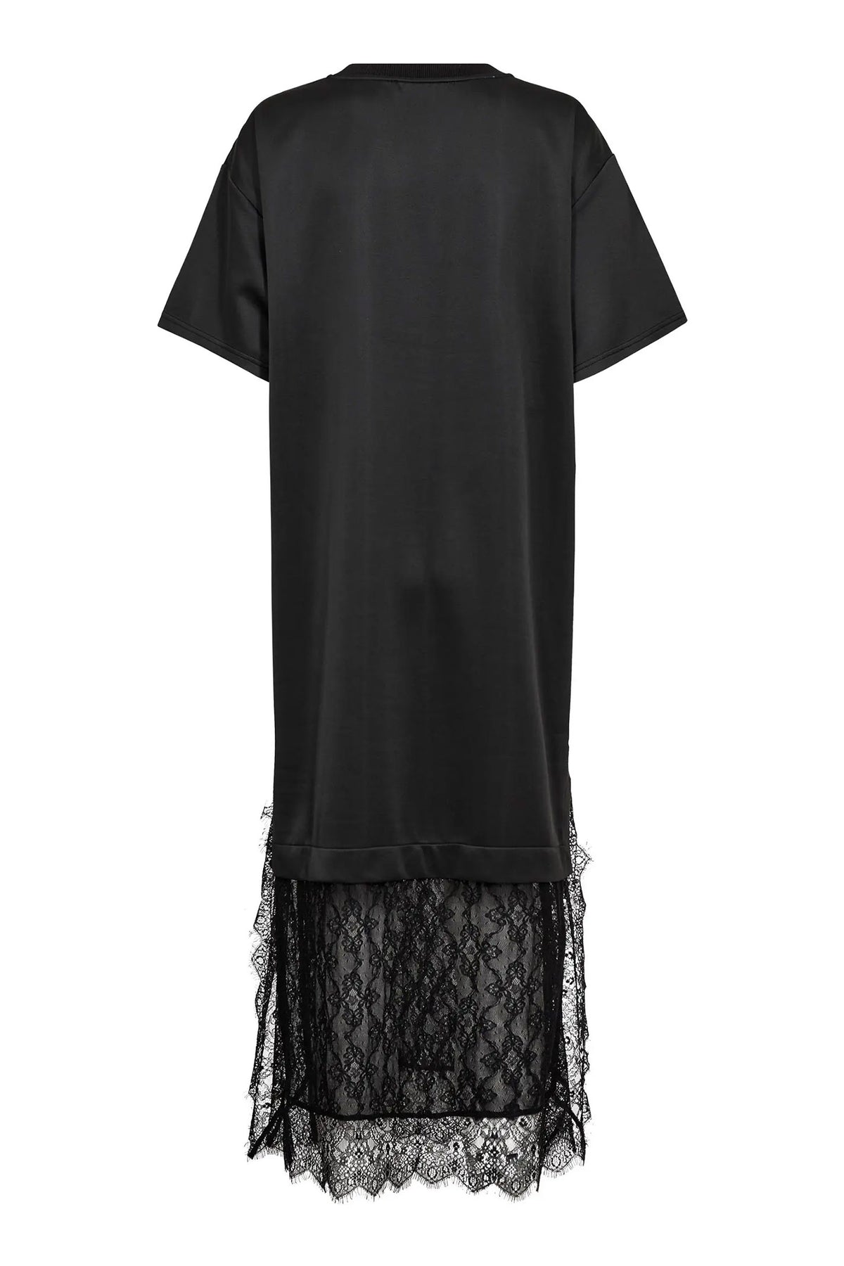 LarsonCC Mix Lace Dress 65001-Svart - 500172