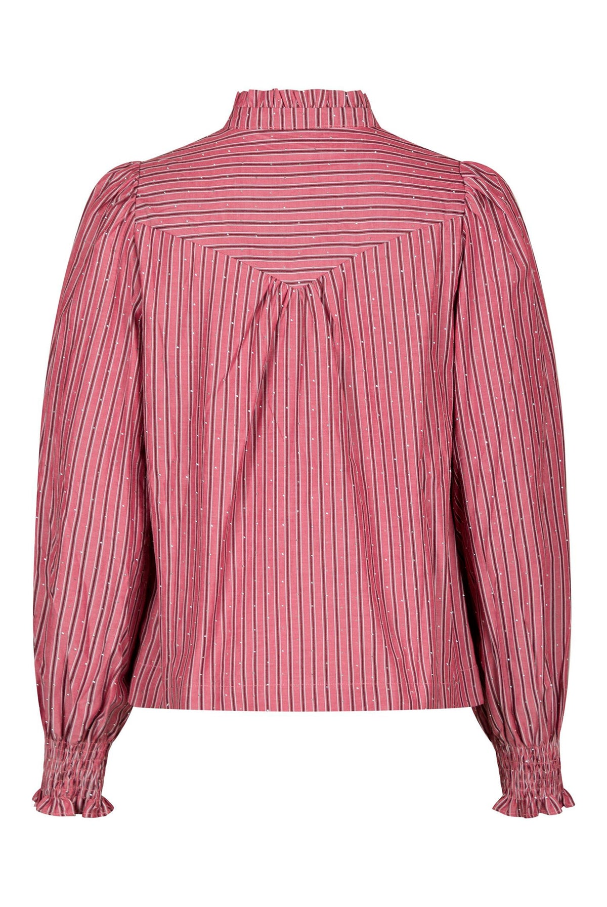 Astrida Soft Stripe Stone Blus DARK ROSE - 170370