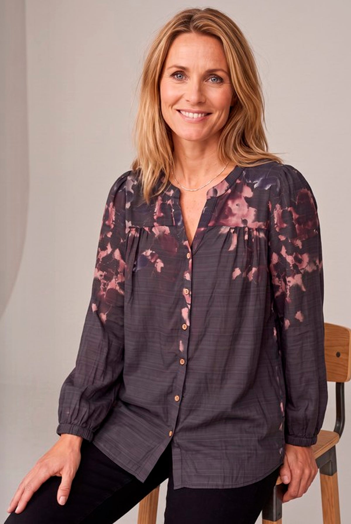Poet shirt Brown - 17309