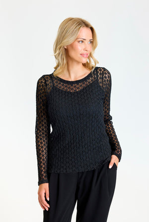 Jill t-shirt SVART - 17284