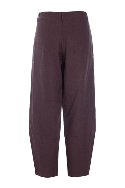 Lazy linen-byxor RAISIN - 261-2141-4053 Thumbnail