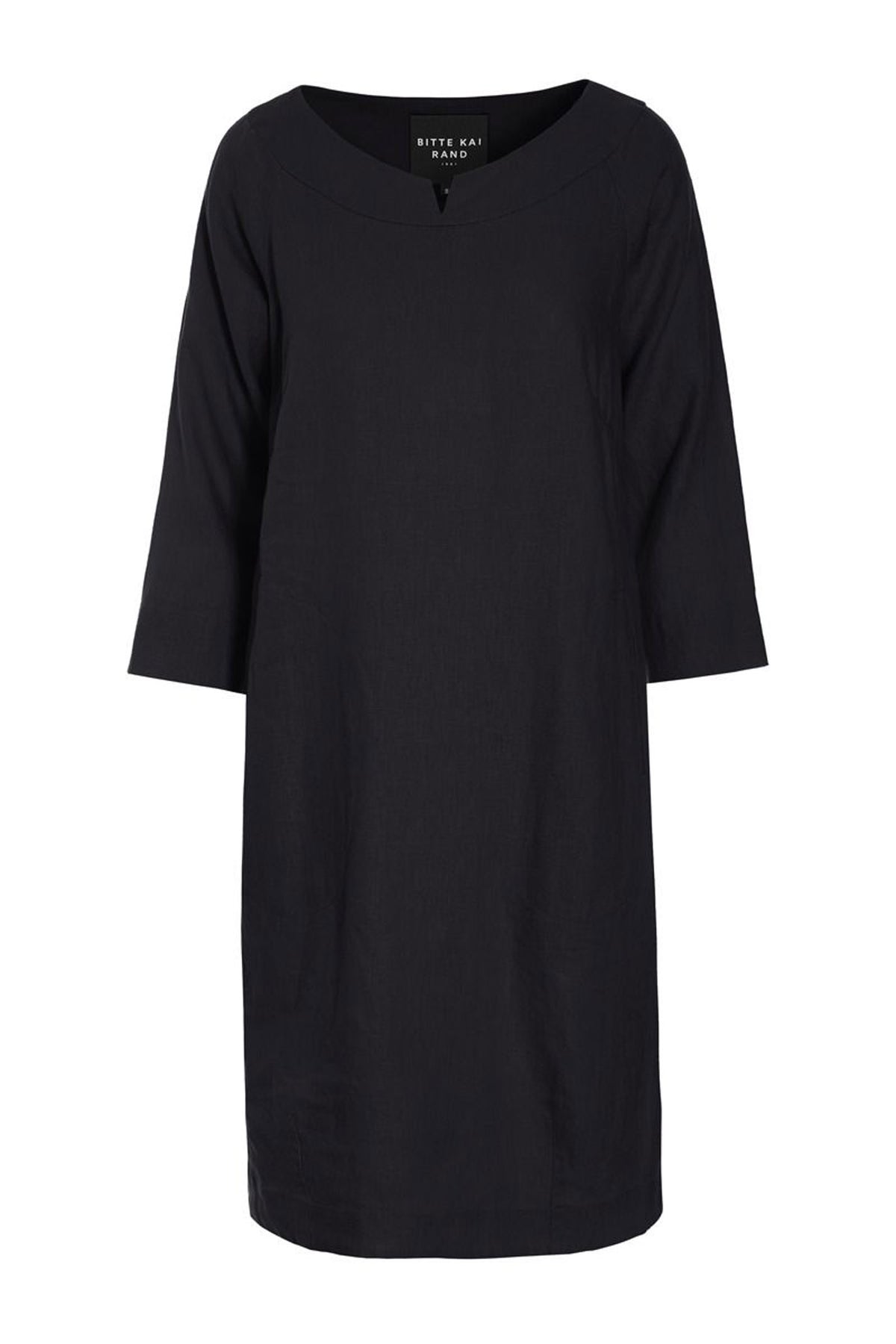 Lazy linen klänning Black - 261-2141-5221