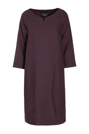 Lazy linen-klänning RAISIN - 261-2141-5221