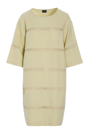 Lazy linen-klänning med paneler PERNOD - 261-2141-5559