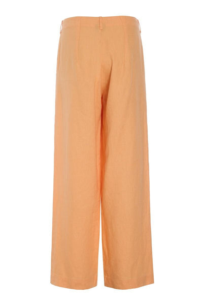 Lazy linen raka byxor MELON - 261-2141-5564 Thumbnail
