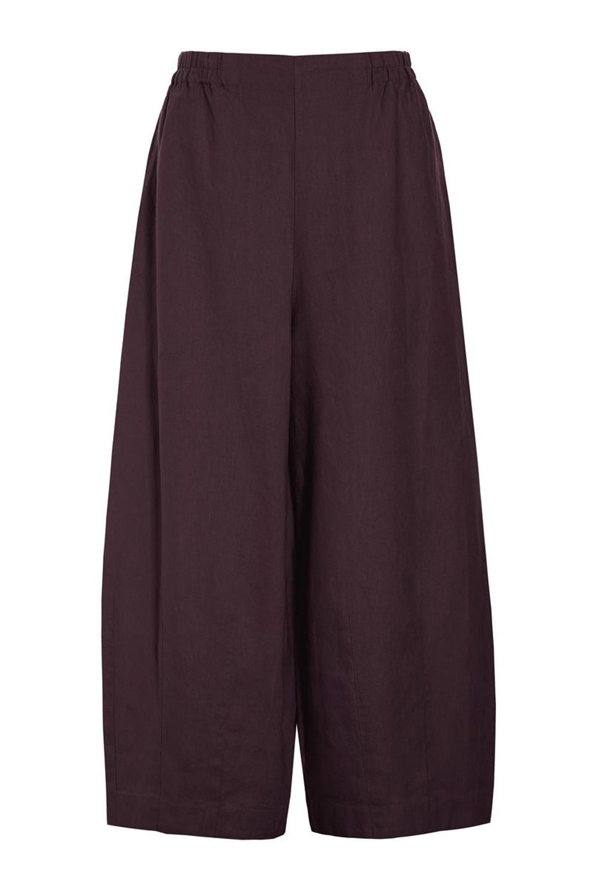 Lazy linen vida byxor RAISIN - 261-2141-5563