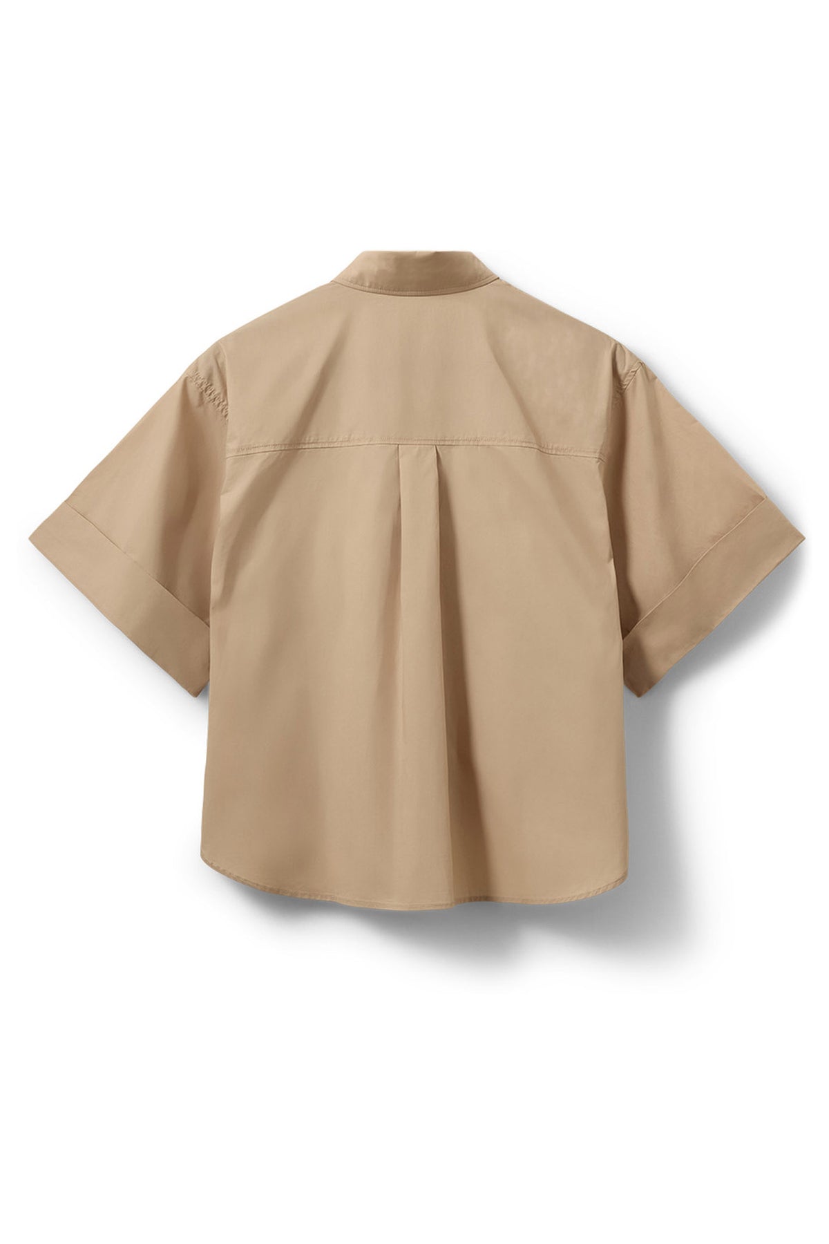 Leanasw Kortärmad Skjorta Beige - S262118