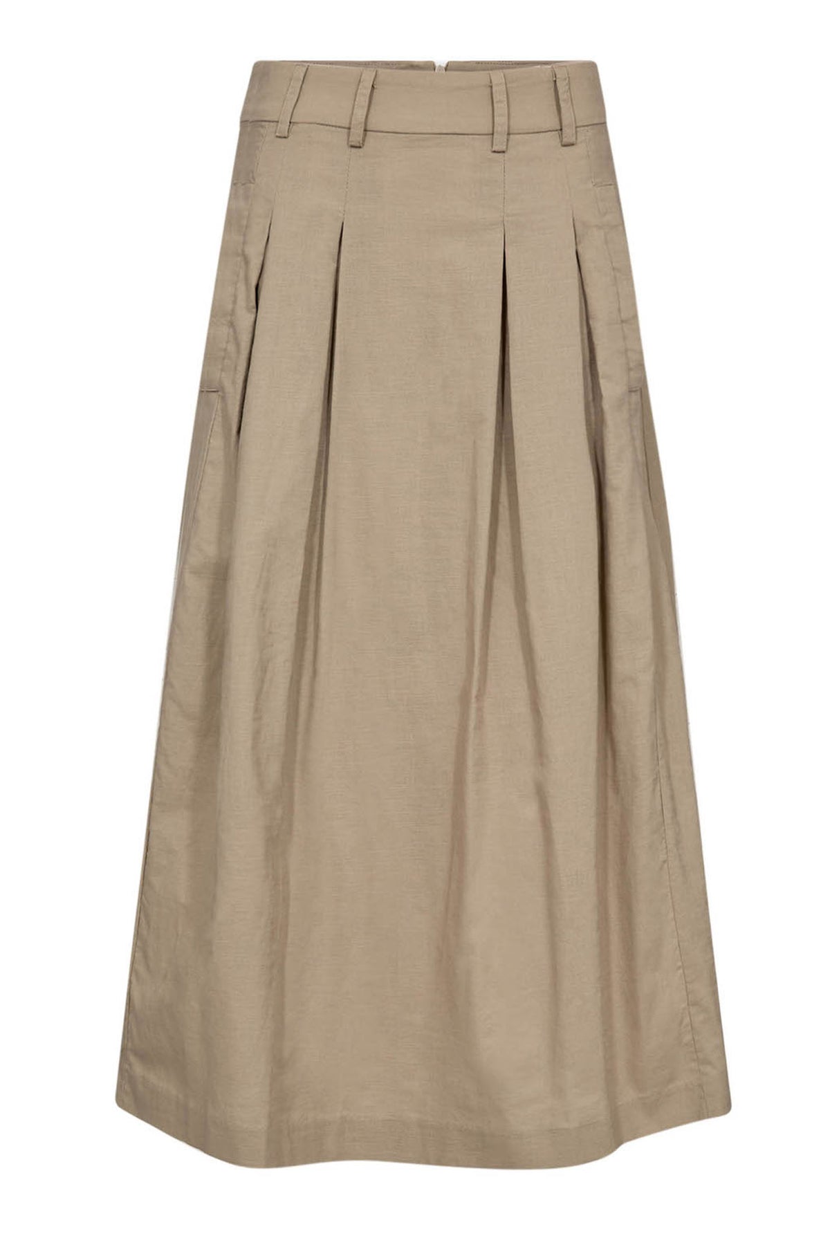 LeilaCC Anya Pleat Skirt 320-Bisquit - 44025