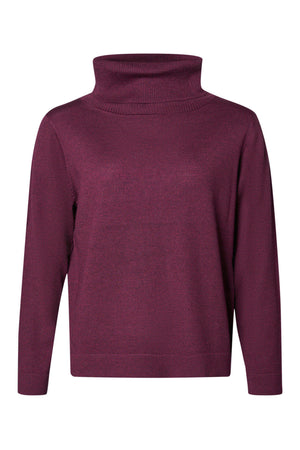 LiKirsten 2660 granat röd melange - L626.2943