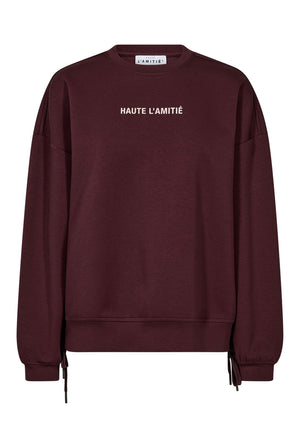 New Studio Tie Sweat Wine - HL10714