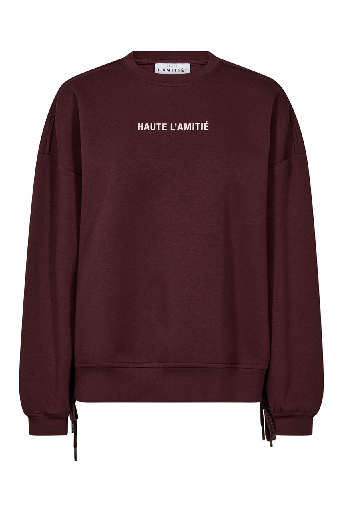 New Studio Tie Sweat Wine - HL10714
