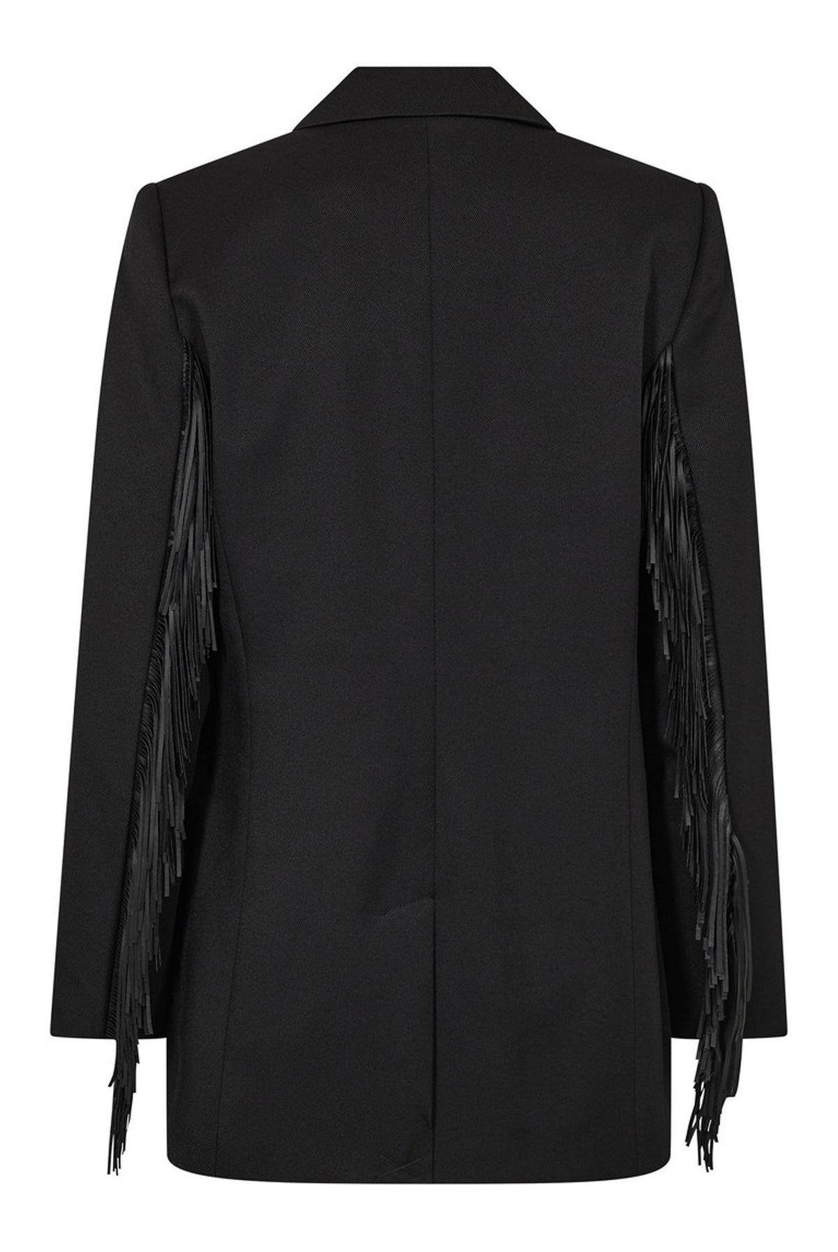 Premiere Fringe Blazer Black - HL10745