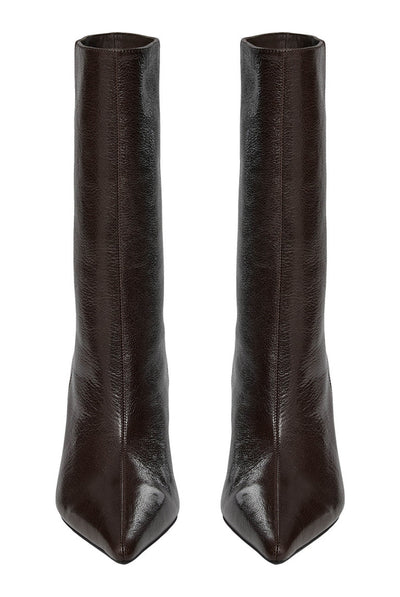 LENCIESW MID HIGH BOOT 7080 Mörkbrun - S263773 Thumbnail