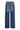 MMDara Zip Jeans MÖRKBLÅ - 182670