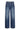 MMDara Zip Jeans MÖRKBLÅ - 182670