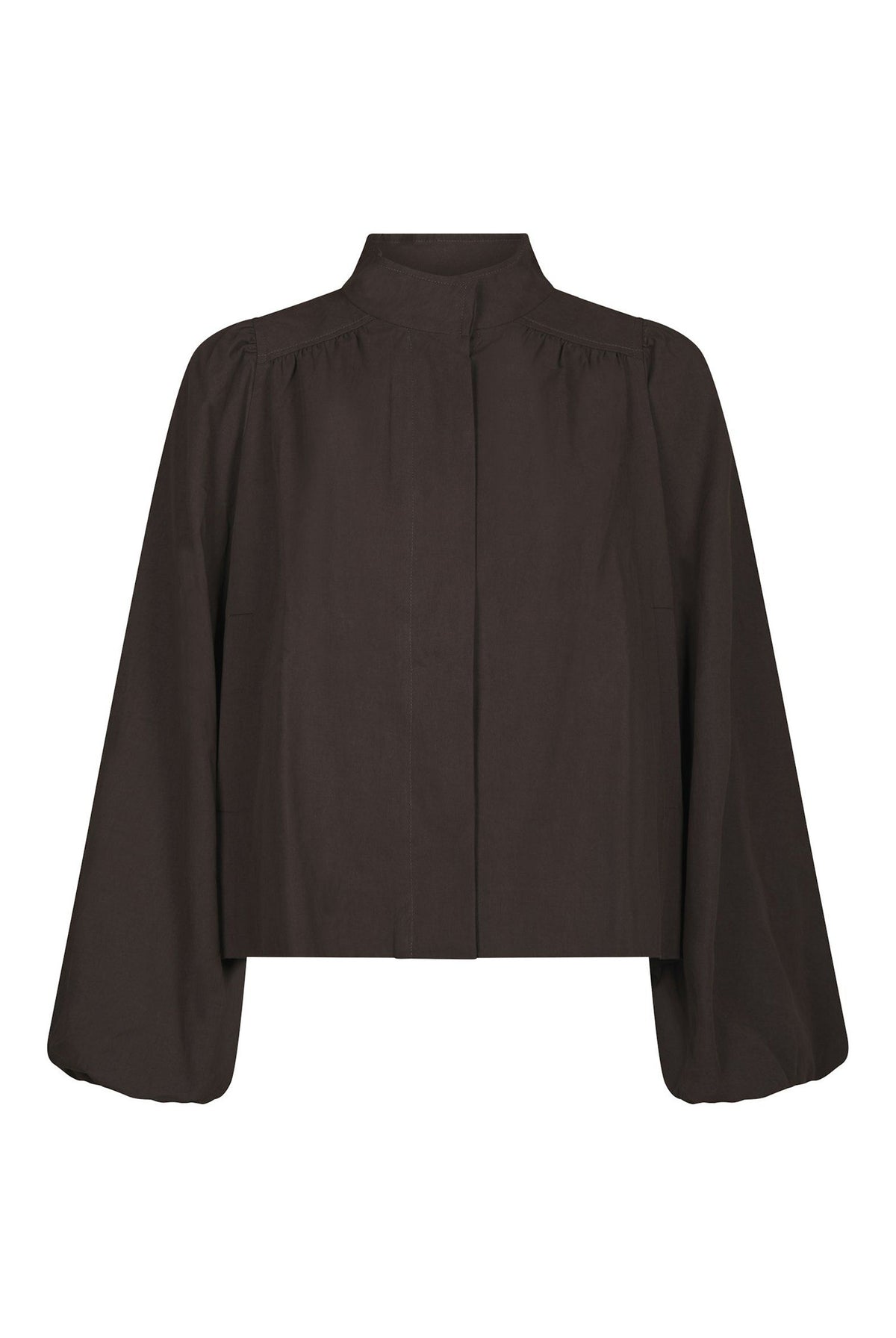 Tirsa Twill Jacket Mörkbrun - 168103