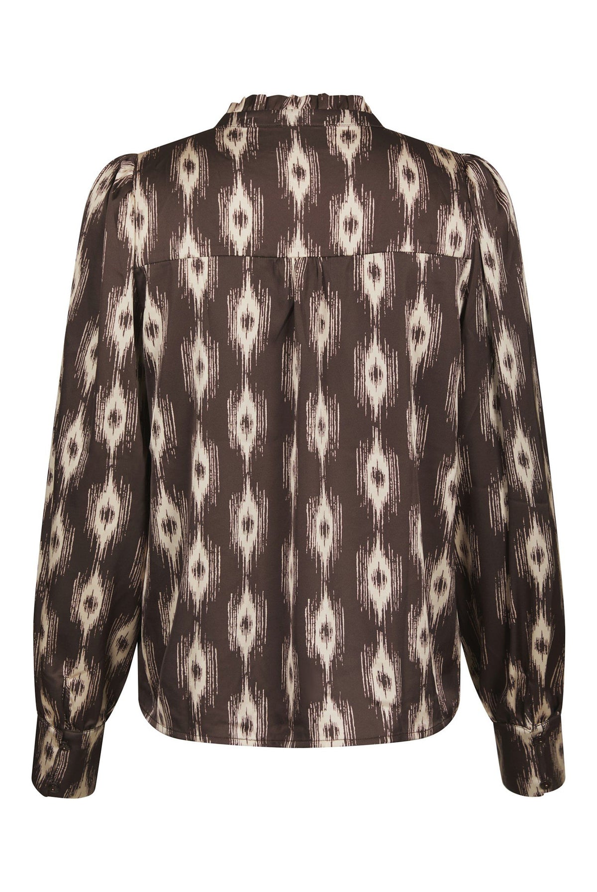 Massima Ikat Blus Mörkbrun - 171182