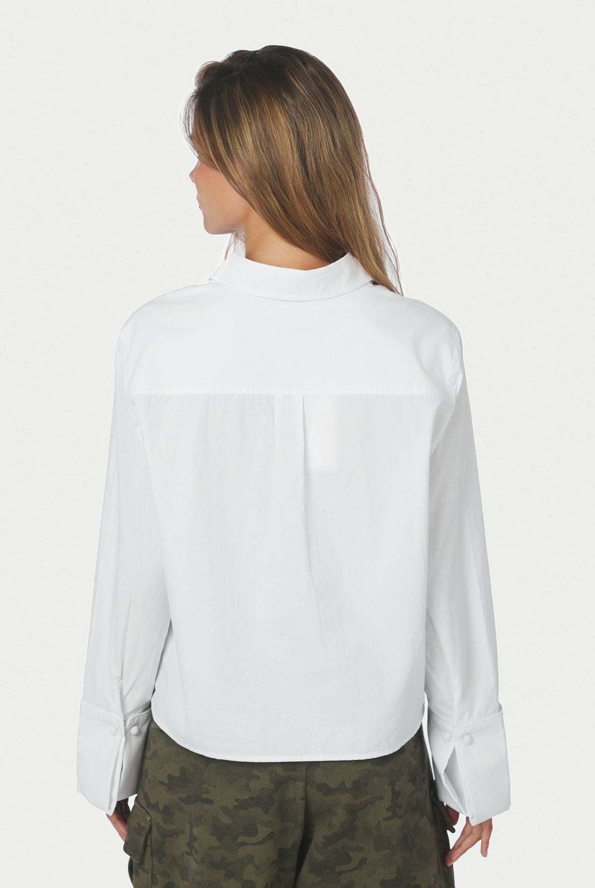Cam Poplin Skjorta OFF WHITE - 170424