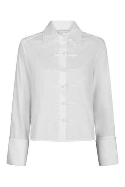 Cam Poplin Skjorta OFF WHITE - 170424 Thumbnail