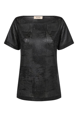 MMNiva O-SS Metallic Tee Black - 183910