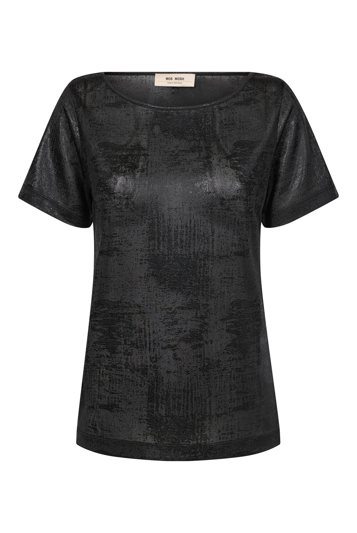 MMNiva O-SS Metallic Tee Black - 183910