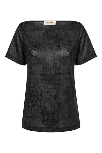 MMNiva O-SS Metallic Tee Black - 183910 Thumbnail