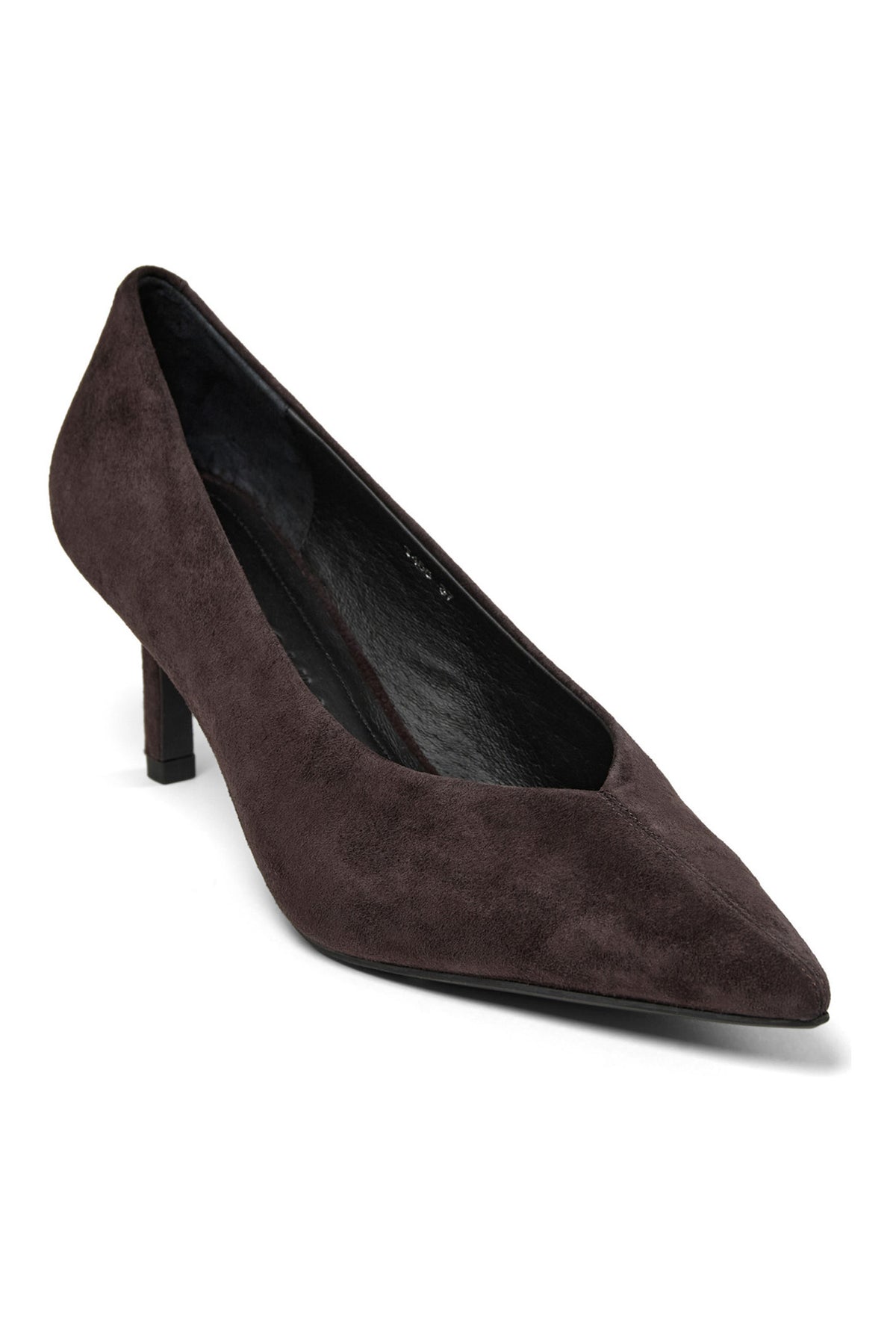 Robinsw Suede Stiletto Dark brown - T455