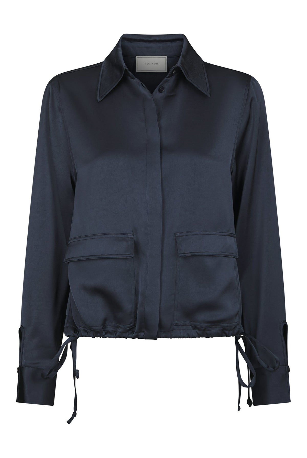 Manille Heavy Sateen Shirt MIDNIGHT BLUE - 169616