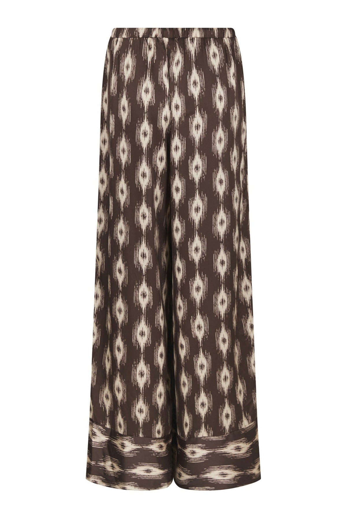 Sora Ikat Pants Mörkbrun - 170975