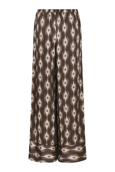 Sora Ikat Pants Mörkbrun - 170975 Thumbnail