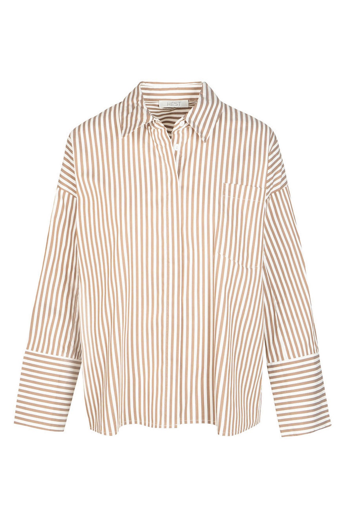 Lilly Skjorta 6000 Brown Wren - 2630190755