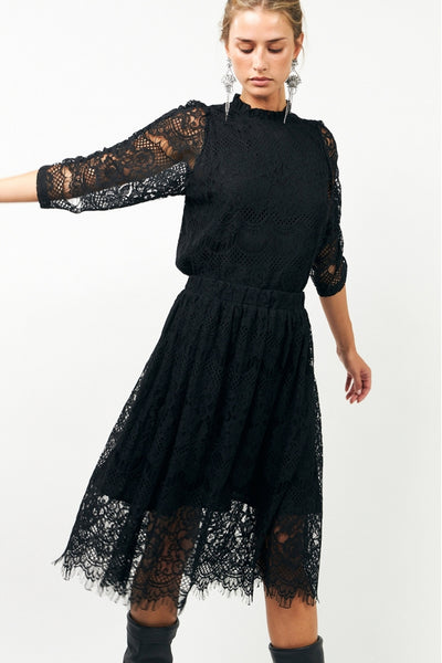 LilouLL Blus 3/4 99 Svart - 25523-1005 Thumbnail
