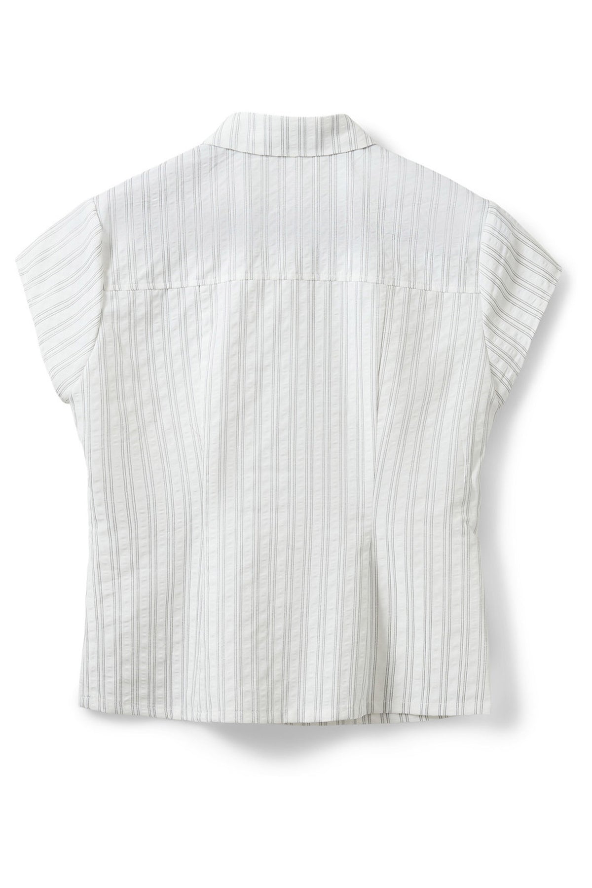 Lilyansw Striped Slim Fit Shirt Off White / Black Stripe - S262285
