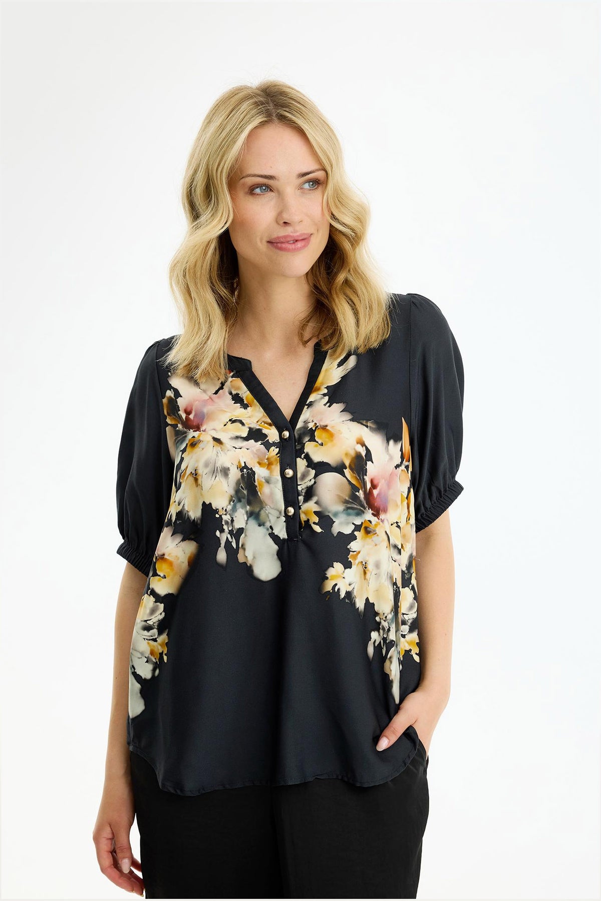 Linse blouse SORT - 17210