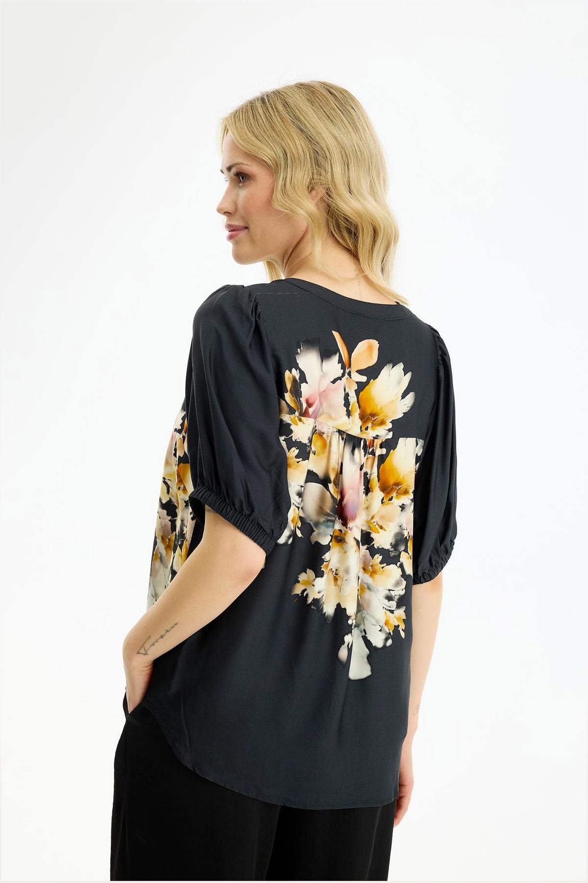 Linse blouse SORT - 17210