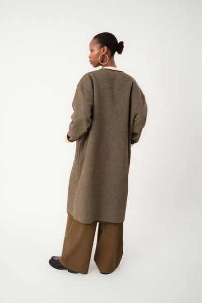 LockerbieLL Coat LS 87 Dark Mokka - 25419-7000 Thumbnail