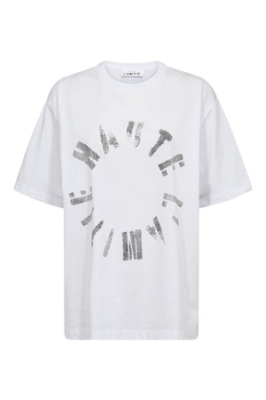 Logo Circle Tee Vit - HL10608